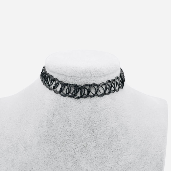 2pc Henna Tattoo Choker Necklace - Picture 2 of 5